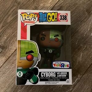 Funko Pop Teen Titans Go! Cyborg As Green Lantern #338, Toys R Us Exclusive